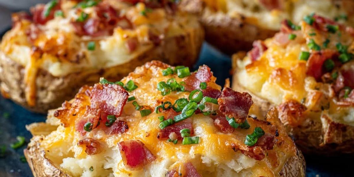 Loaded potato met bacon en kaas