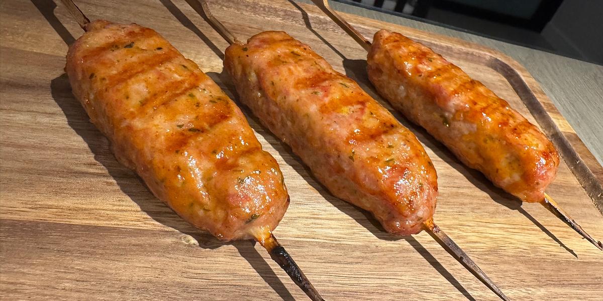 Bacon Kip Kebab met Whisky Glaze