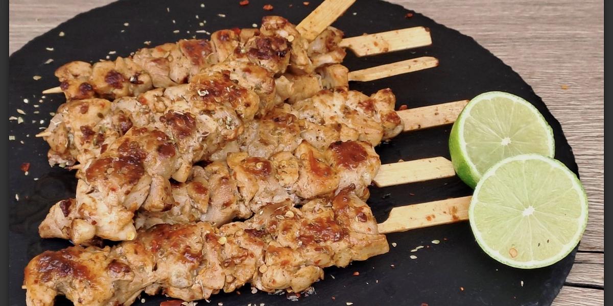 Gemarineerde kipspiesjes