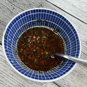 Mediterraanse zalm van de plancha